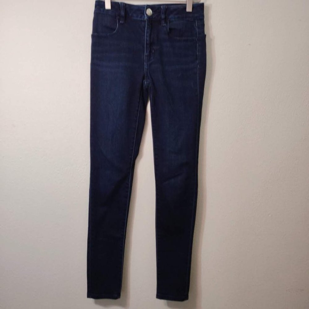 American Eagle Dark Wash Hi-Rise Jegging 0